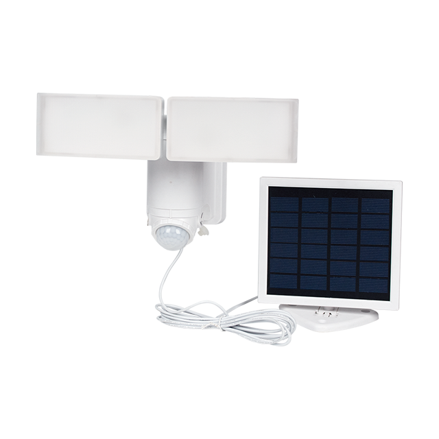 NSL-01 WH Aplique solar con sensor de movimiento