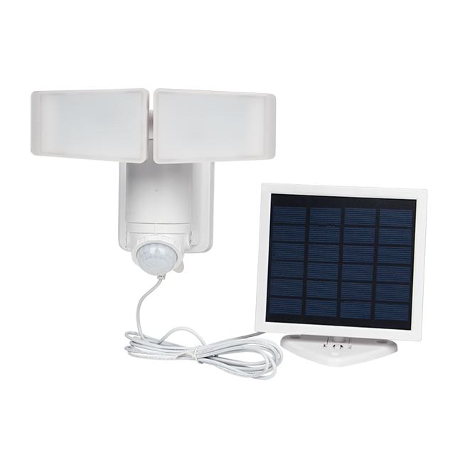 NSL-02 WH Aplique solar con sensor de movimiento